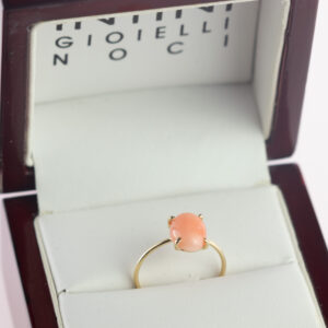 Pink and red coral rings | Shop Online | Intini Jewels